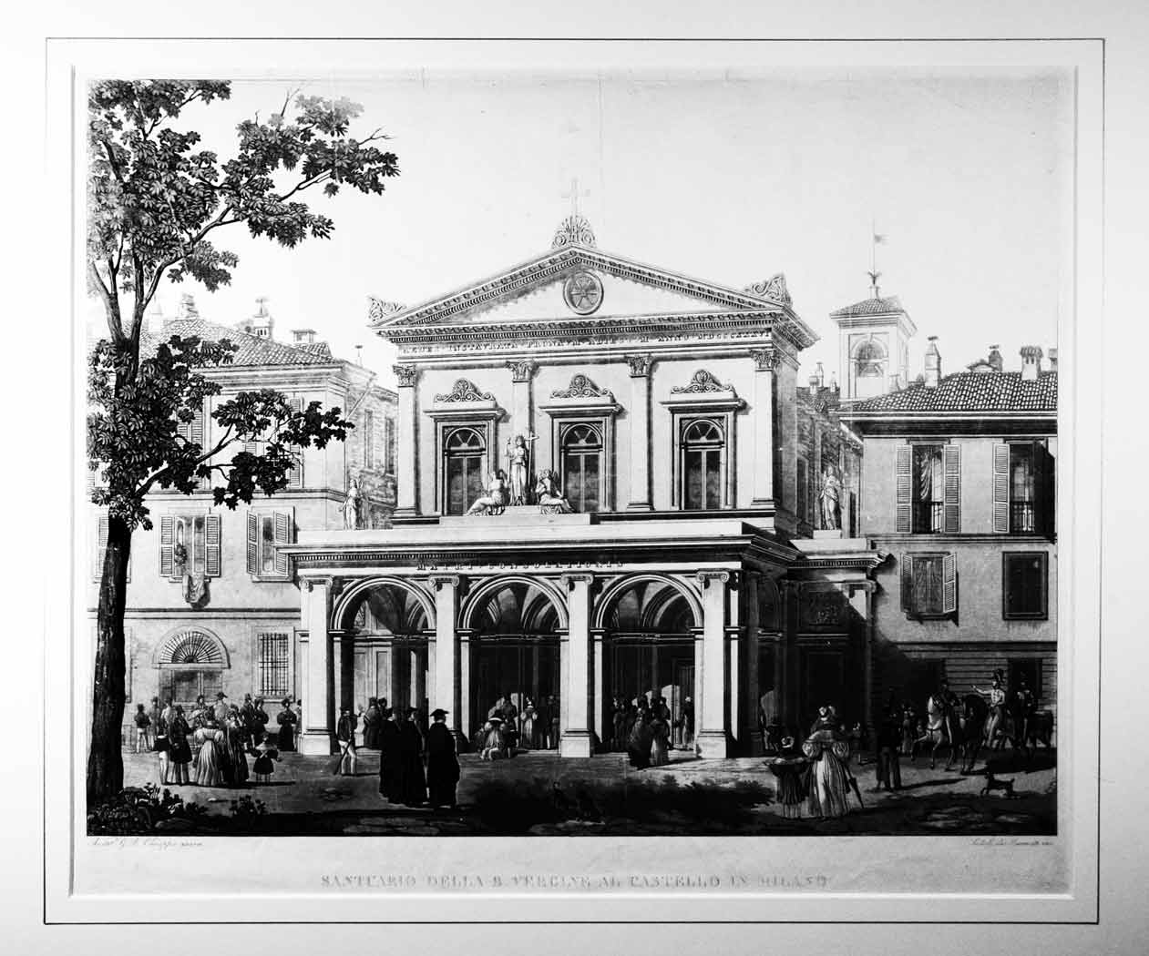 SANTUARIO DELLA B. VERGINE AL CASTELLO IN MILANO.