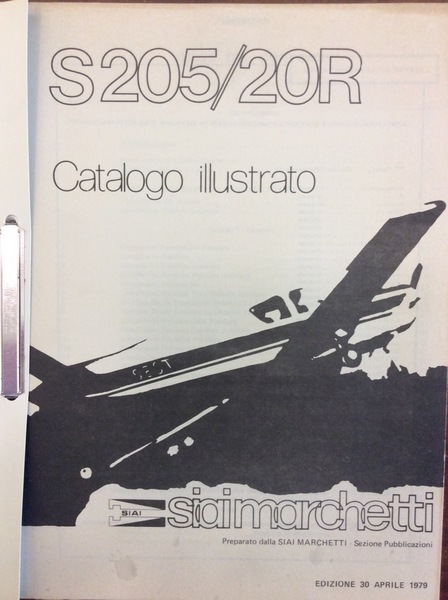 SIAI MARCHETTI S205 / 20R. - Catalogo illustrato.