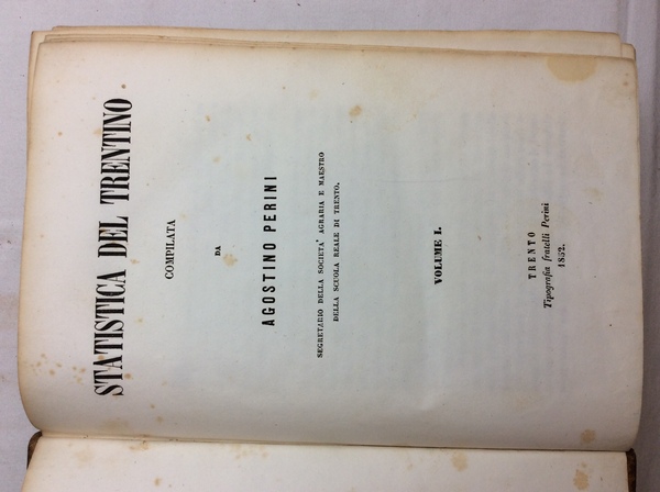 STATISTICA DEL TRENTINO.