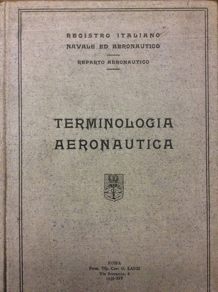 TERMINOLOGIA AERONAUTICA.