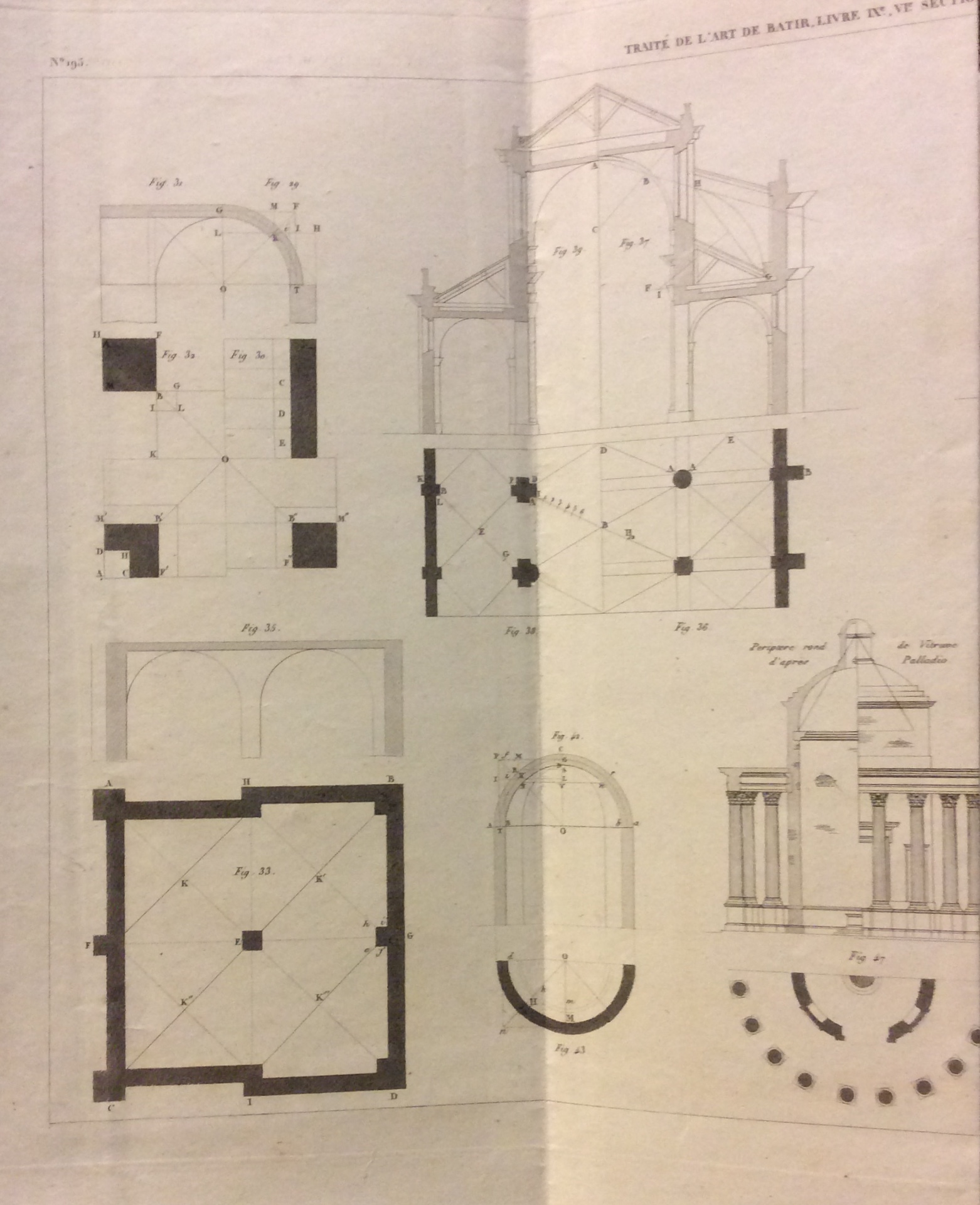 TRAITE' THEORIQUE ET PRATIQUE DE L'ART DE BATIR.