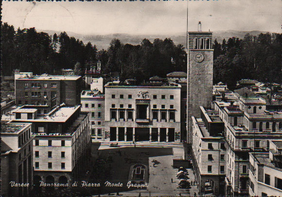 VARESE. PANORAMA DI PIAZZA MONTE GRAPPA.