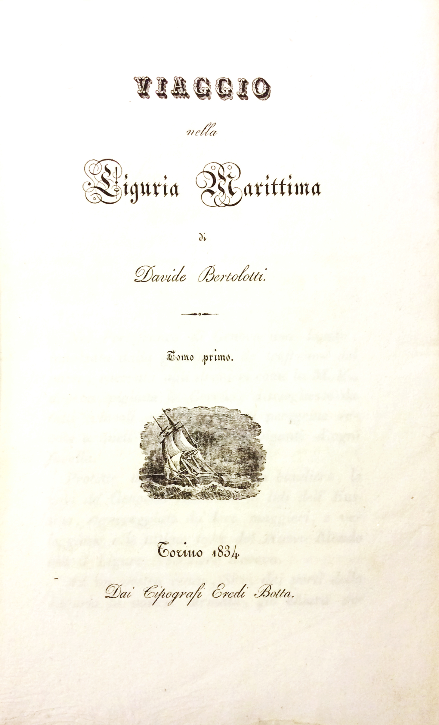 VIAGGIO NELLA LIGURIA MARITTIMA.