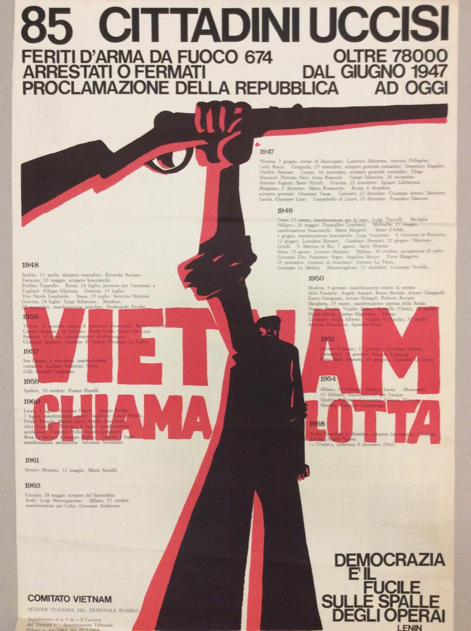 VIETNAM CHIAMA LOTTA. - Supplemento al n. 9 de Il …