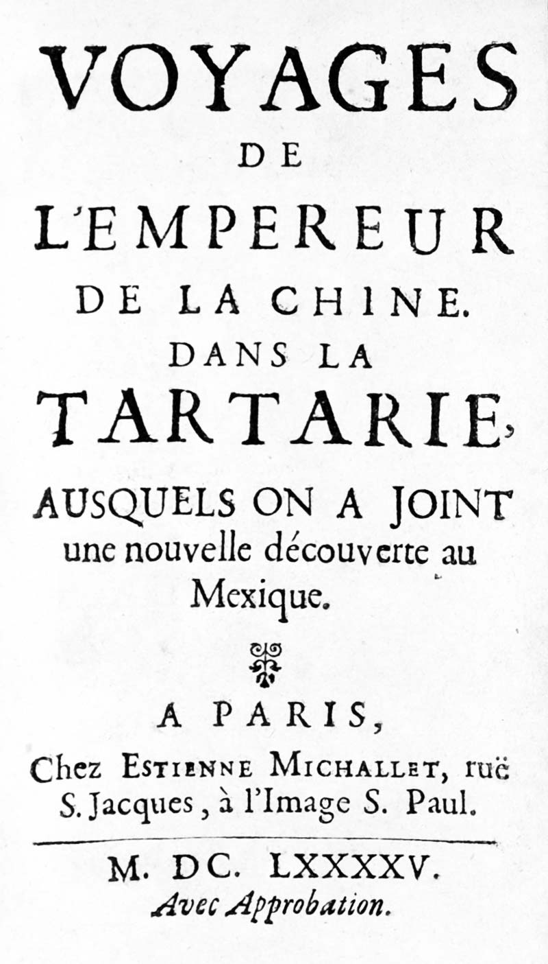 VOYAGES DE L'EMPEREUR DE LA CHINE DANS LA TARTARIE. - …
