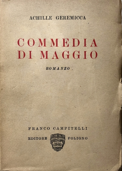 COMMEDIA DI MAGGIO: ROMANZO