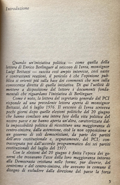 COMUNISTI E MONDO CATTOLICO OGGI. A CURA DI ANTONIO TATÒ