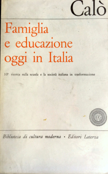 FAMIGLIA E EDUCAZIONE OGGI IN ITALIA