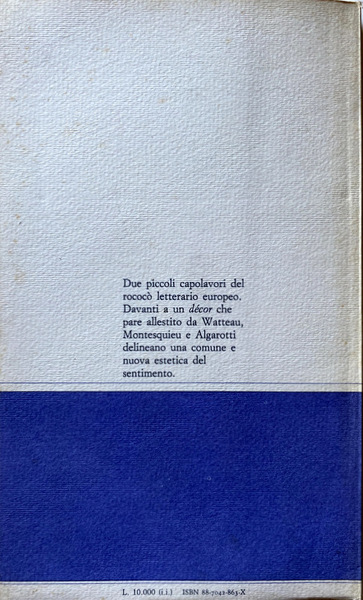 FRANCESCO ALGAROTTI IL CONGRESSO DI CITERA; MONTESQUIEU IL TEMPIO DI …