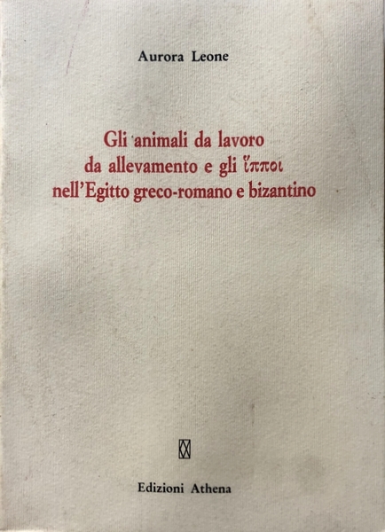 GLI ANIMALI DA LAVORO, DA ALLEVAMENTO E GLI IPPOI NELL'EGITTO …