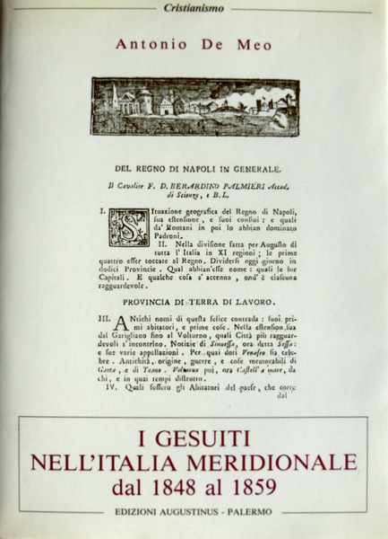 I GESUITI NELL'ITALIA MERIDIONALE DAL 1848 AL 1859