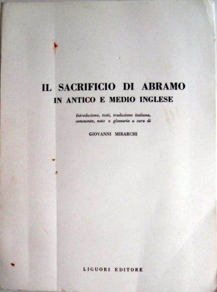 IL SACRIFICIO DI ABRAMO IN ANTICO E MEDIO INGLESE. INTRODUZIONE, …