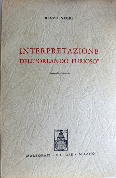 INTERPRETAZIONE DELL'ORLANDO FURIOSO