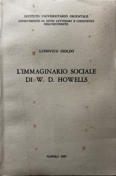 L'IMMAGINARIO SOCIALE DI W. D. HOWELLS