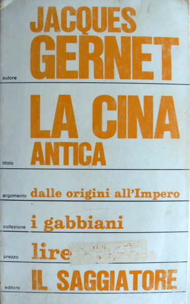 LA CINA ANTICA DALLE ORIGINI ALL'IMPERO