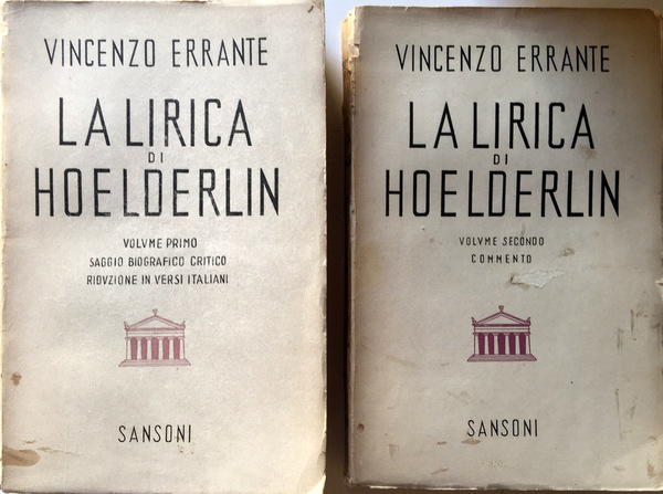 LA LIRICA DI HOLDERLIN (HÖLDERLIN, HOELDERLIN).