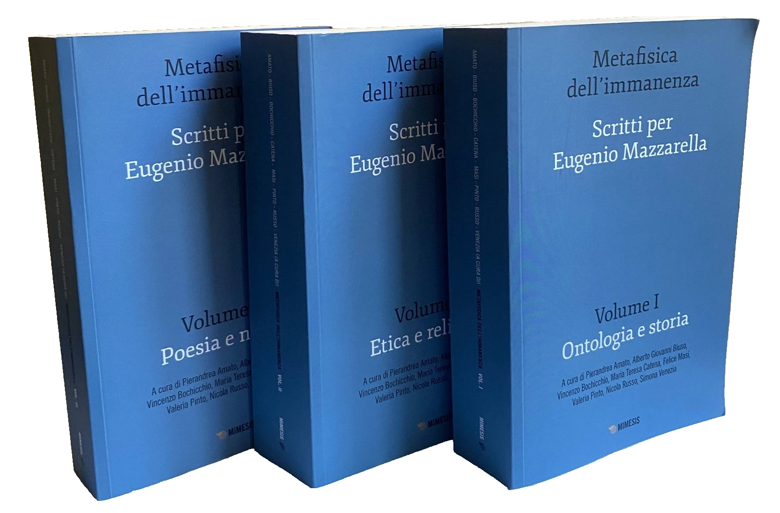 METAFISICA DELL'IMMANENZA SCRITTI PER EUGENIO MAZZARELLA. VOLUME I ONTOLOGIA E …