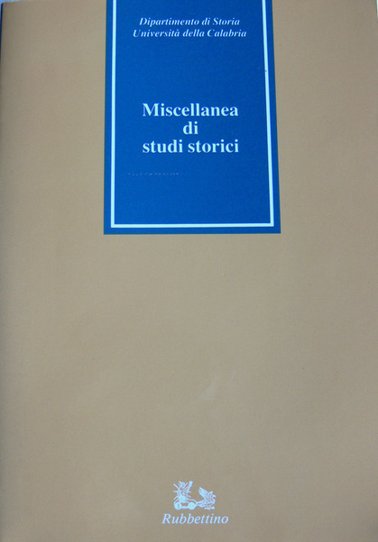 MISCELLANEA DI STUDI STORICI (VOLUME 8) VIII 1990-1991