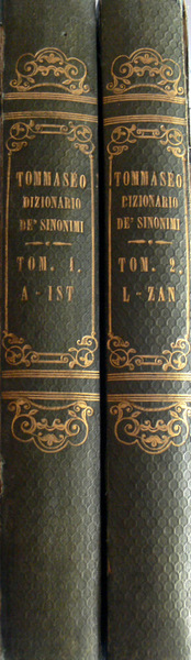 NUOVO DIZIONARIO DE' SINONIMI DELLA LINGUA ITALIANA. (2 VOLUMI)