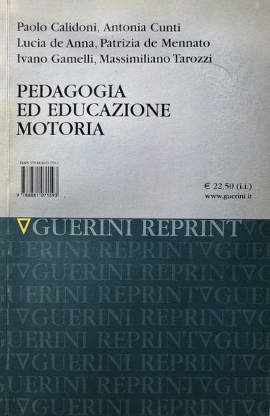 PEDAGOGIA ED EDUCAZIONE MOTORIA