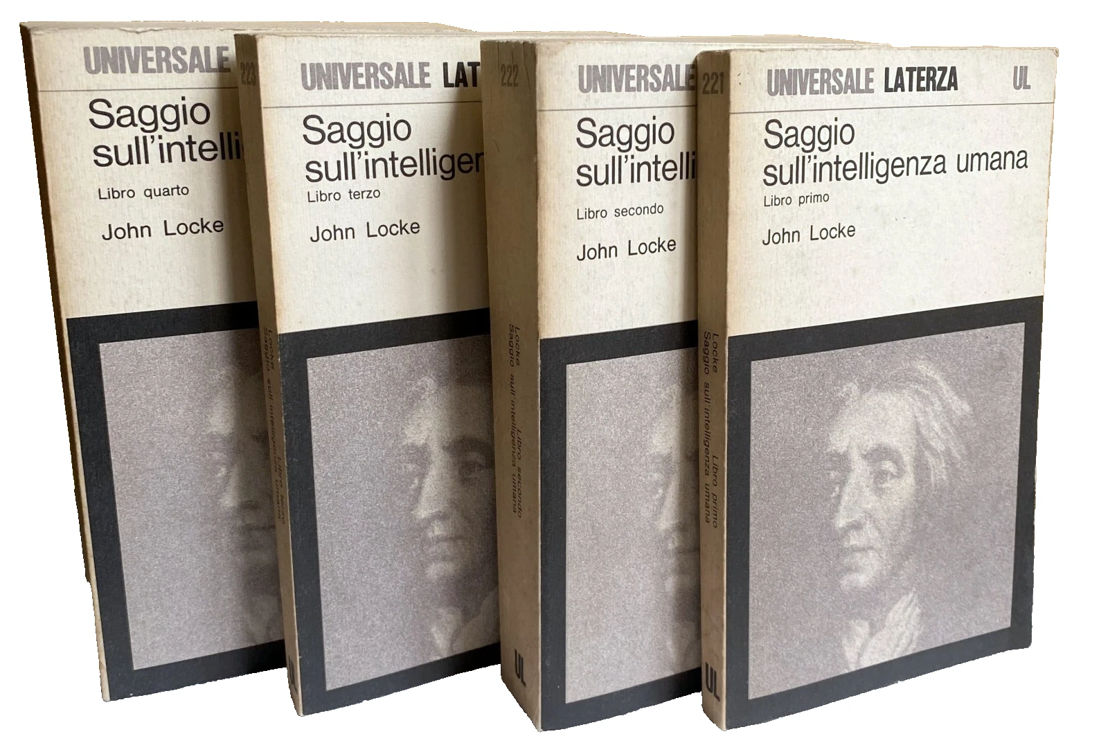 SAGGIO SULL'INTELLIGENZA UMANA. (LIBRO PRIMO, SECONDO, TERZO, QUARTO) 1-2-3-4- VOLUMI …