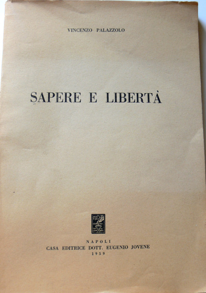 SAPERE E LIBERTÀ