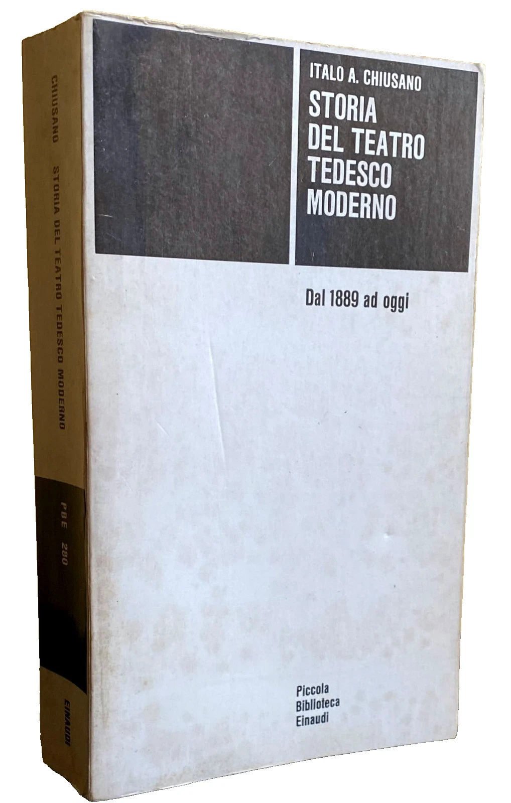STORIA DEL TEATRO MODERNO TEDESCO DAL 1889 AD OGGI