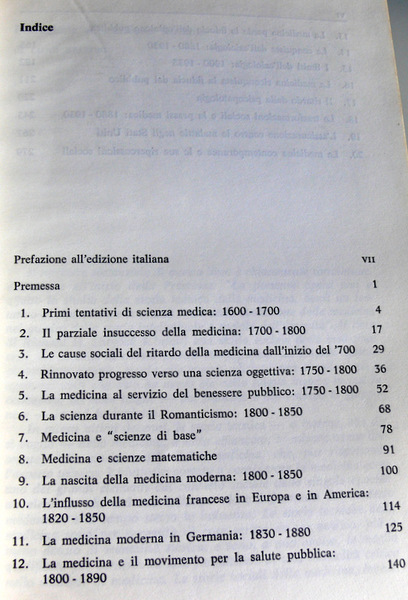 STORIA DELLA MEDICINA NELLA SOCIETÀ MODERNA