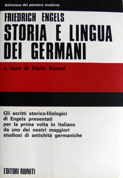 STORIA E LINGUA DEI GERMANI: SCRITTI FILOLOGICI