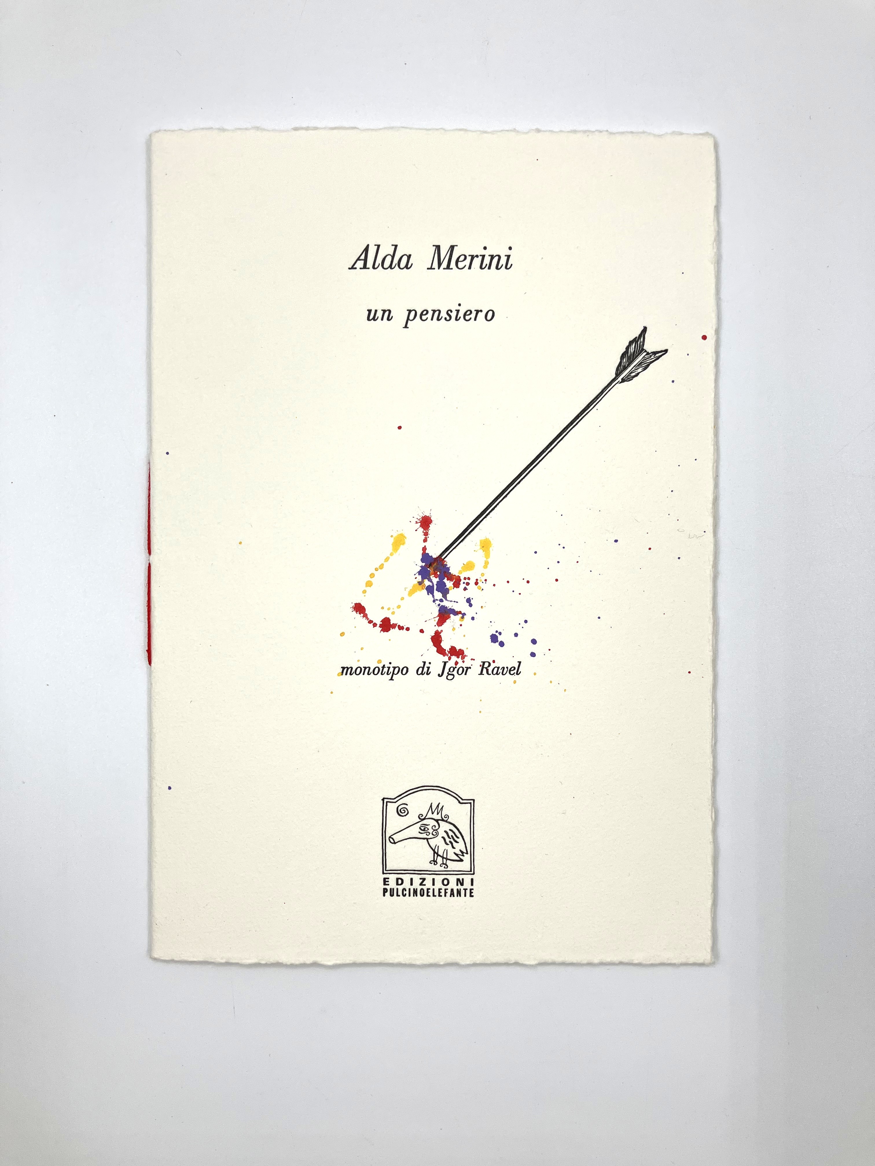 Un pensiero. Monotipo di Jgor Ravel
