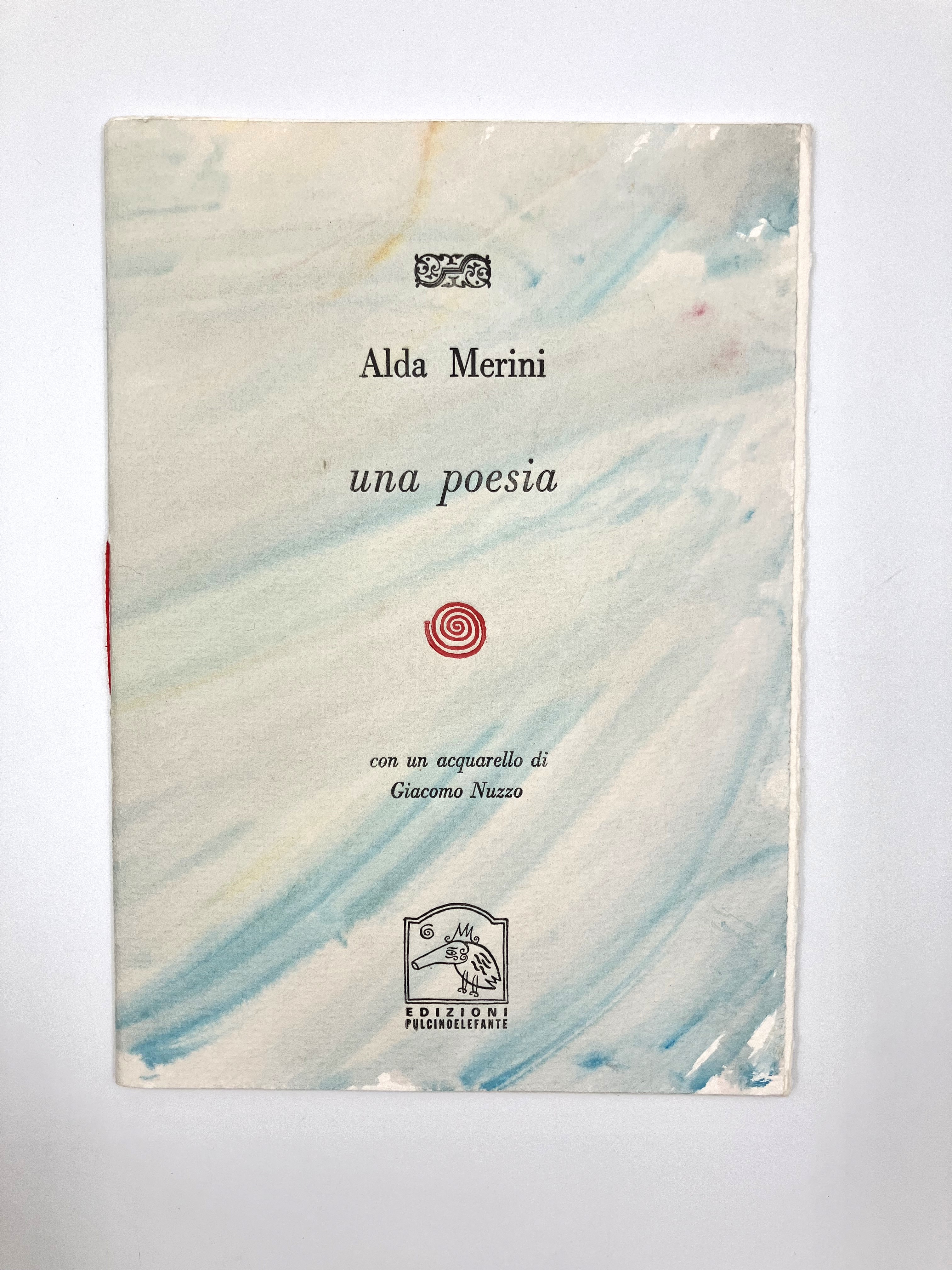 Una poesia. Con un acquarello di Giacomo Nuzzo