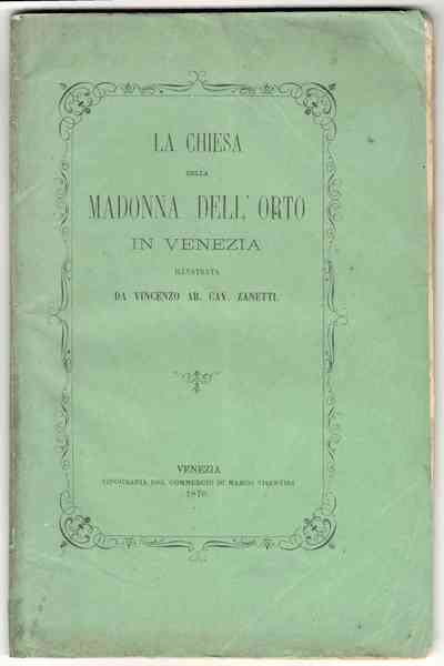 La chiesa della Madonna dell'orto in Venezia