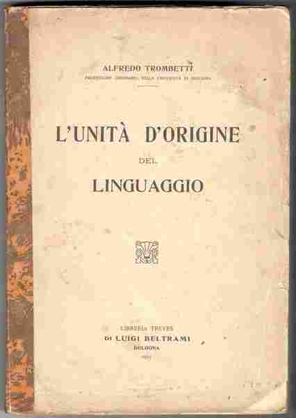 L'unità d'origine del linguaggio
