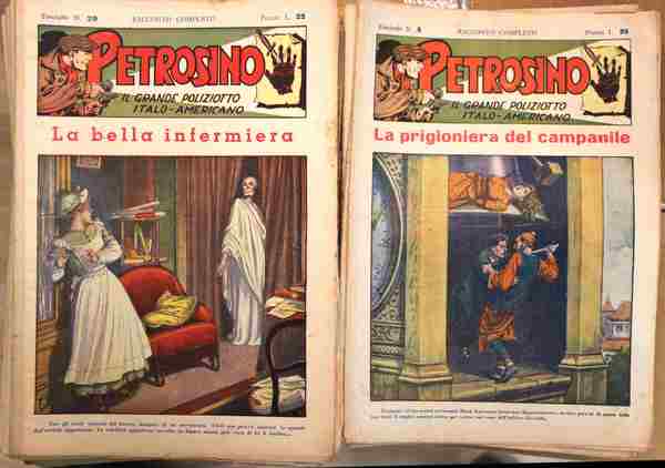 Petrosino il grande poliziotto italo-americano. Insieme di 88 fascicoli