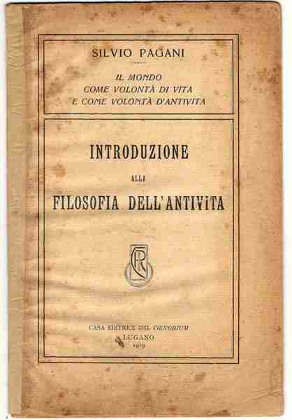 Introduzione alla filosofia dell'antivita
