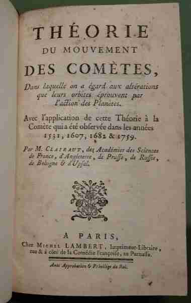 Théorie du mouvement des comètes, dans laquelle on a égard …