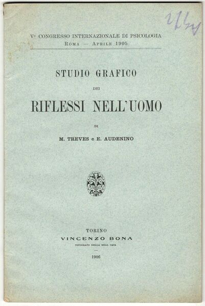 Studio grafico dei riflessi nell'uomo