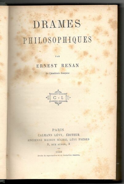 Drames philosophiques