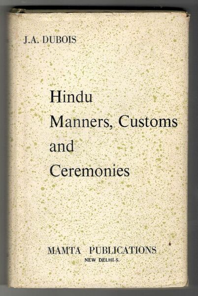 Hindu. Manners, Customs and Ceremonies