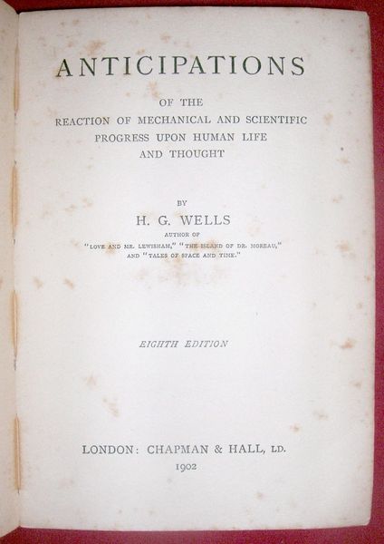 Anticipations of the Reaction of Mechanical and Scientific Progress Upon …