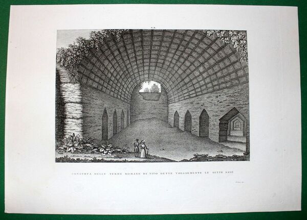 CONSERVA DELLE TERME ROMANE DI TITO