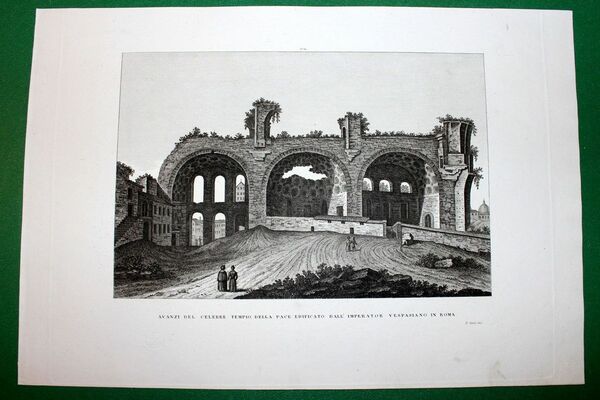 AVANZI DEL CELEBRE TEMPIO DELLA PACE edificato dall'Imperator Vespasiano in …