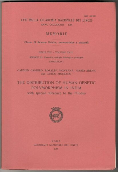 The Distribution of human genetic polymorphisms in India: with special …