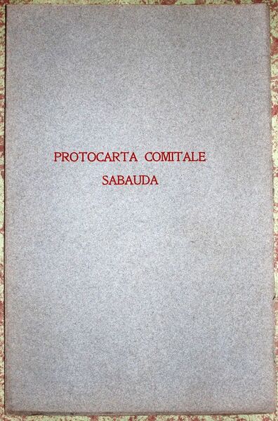 Protocarta comitale sabauda