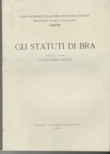 Gli statuti di Bra