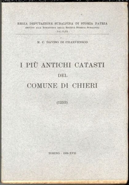 I più antichi catasti del comune di Chieri (1253)