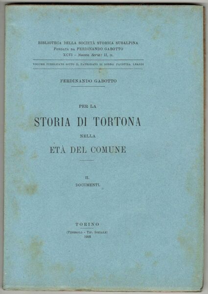Per la storia di Tortona nella età del comune. II …