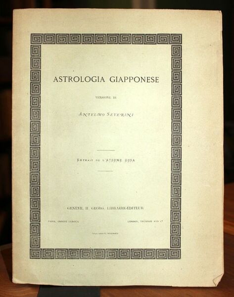 Notizie di astrologia giapponese, raccolte da libri originali per opera …