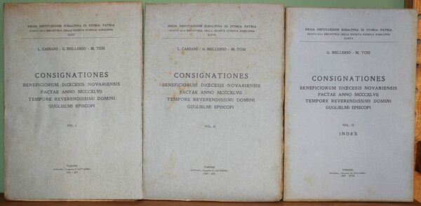 Consignationes beneficiorum diocesis Novariensis factae anno MCCCXLVII tempore Reverendissimi Domini …
