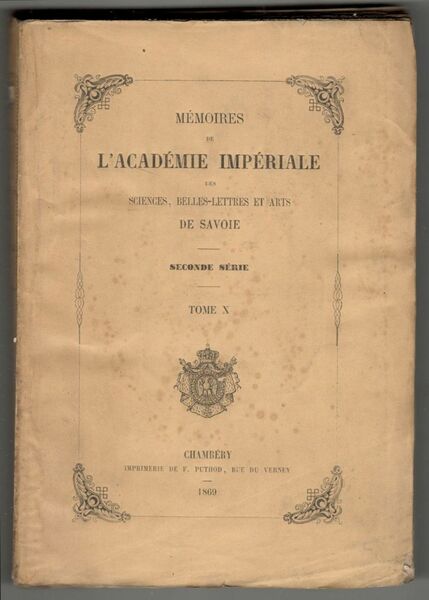 Mémoires de l'Académie Impériale des Sciences, Belles-lettres et Arts de …